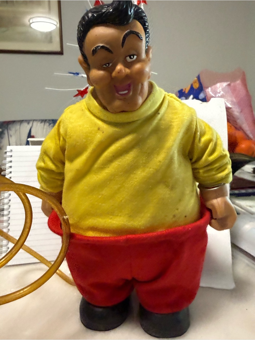 Mr. C More Bunz Vintage VTG Pump Novelty Car Window Display Red Pants